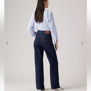 Levi's Women's Ribcage Wide Leg Jeans in Shaded View Size 25